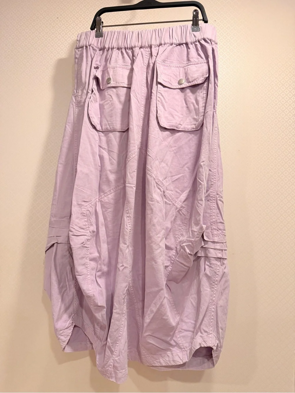 NWT Free People Willow Poplin Maxi Skirt in Pink Lavender Size M